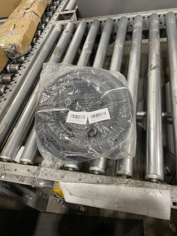 Photo 1 of 1-1/4 -10FT  CORRUGATED SUCTION HOSE WITH 2 CLAMPS 