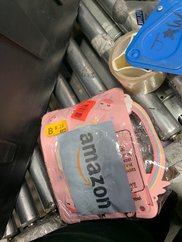 Photo 1 of [Super Cute Rainbow Unicorn Case] Kids Case for iPad 10.2 Inch 2021/2020 9th/8th Generation & 2019 iPad 7th Generation Case Cover for Kids Girls with Hand Strap and 360° Rotating Stand - Pink