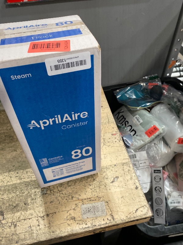 Photo 1 of ***MISSING PARTS***
AprilAire 5768 Steam Humidifier Maintenance Kit with Replacement Canister for Whole House Steam Humidifier Models: 800, 801, 865, 866