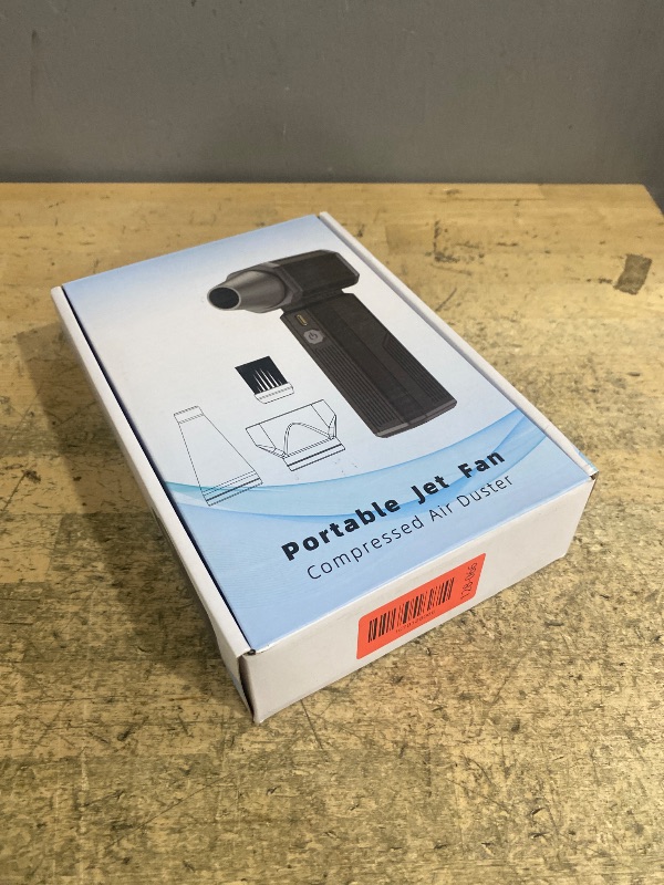 Photo 1 of ***FOR PARTS ONLY / NON-FUNCTIONAL*** Compressed Air Duster,200000RPM Electric Duster,Stepless Speed Mini Air Blower,Replace Canned Air Duster,Cordless Rechargeable Jet Fan Blower for Keyboard Computer Car Cleaning Dry-Black