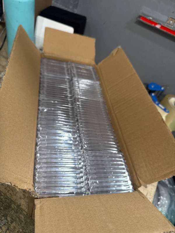 Photo 1 of 100ct Magnetic Card Holders for Trading Cards, 35pt Baseball Card Display Case Fit for Sports Cards, MTG Cards, Standard Cards
