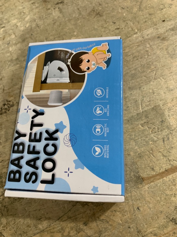 Photo 1 of 10 Pack Magnetic Cabinet Locks for Child Safety, Drawer Locks Baby Proofing, Magnetic Door Safety Locks for Cabinets and Drawers, Easy Installation No Tools Required (10 Pack and 2 Keys)