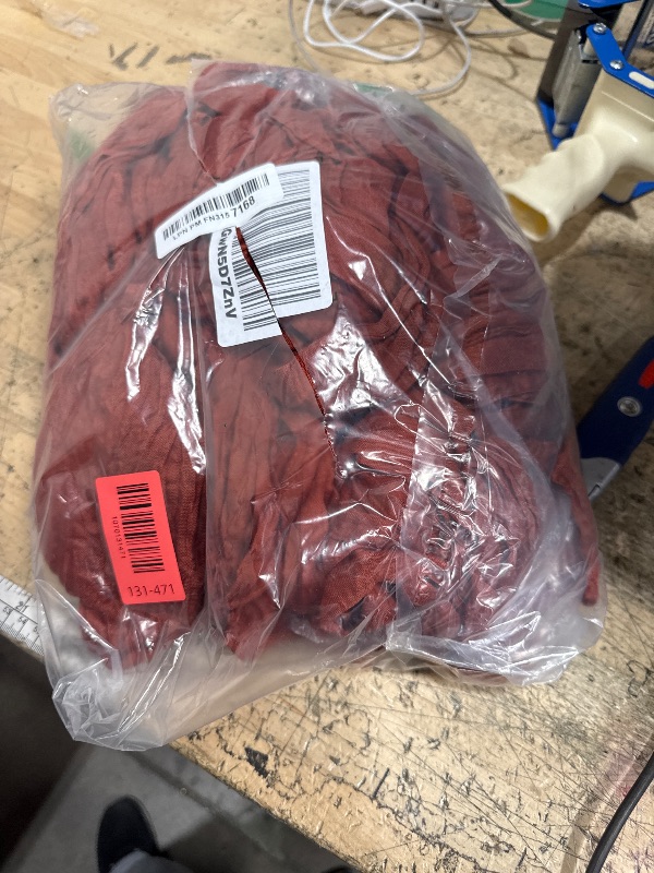 Photo 1 of 10 Pack Terracotta Cheesecloth Table Runner 17x108 Inch Boho Gauze Cheese Cloth Table Runners for Wedding Party Baby Shower Birthday Home Decor