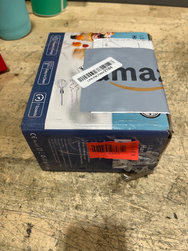 Photo 1 of ***missing attachment** LILPARTNER Hand Mixer Electric, Small Food Mixer 7 Speeds Handheld Blender,304 *(1* Whisk, 2* Beater, 2*Dough Hook) Kitchen Blender for Cream, Cookies, Dishwasher Safe, Purple