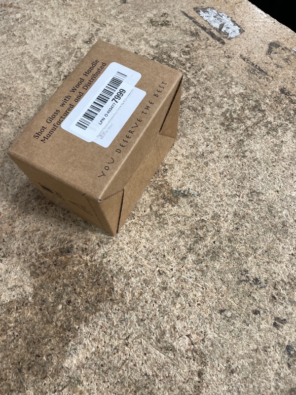 Photo 1 of 1 Pack Double Spouts Measuring Triple Pitcher Milk Cup with Wood Handle 75ML Espresso Shot Glasses Parts Clear Glass By BCnmviku