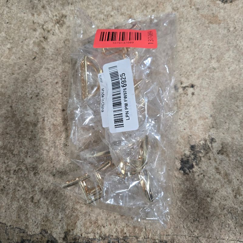 Photo 1 of 10Pcs Small Metal Hair Claw Clips for Women, Gold Hair Clips with Strong Hold for Thin & Thick Hair, Secure Grip Jaw Clamps for Daily Updos and Hair Accessories