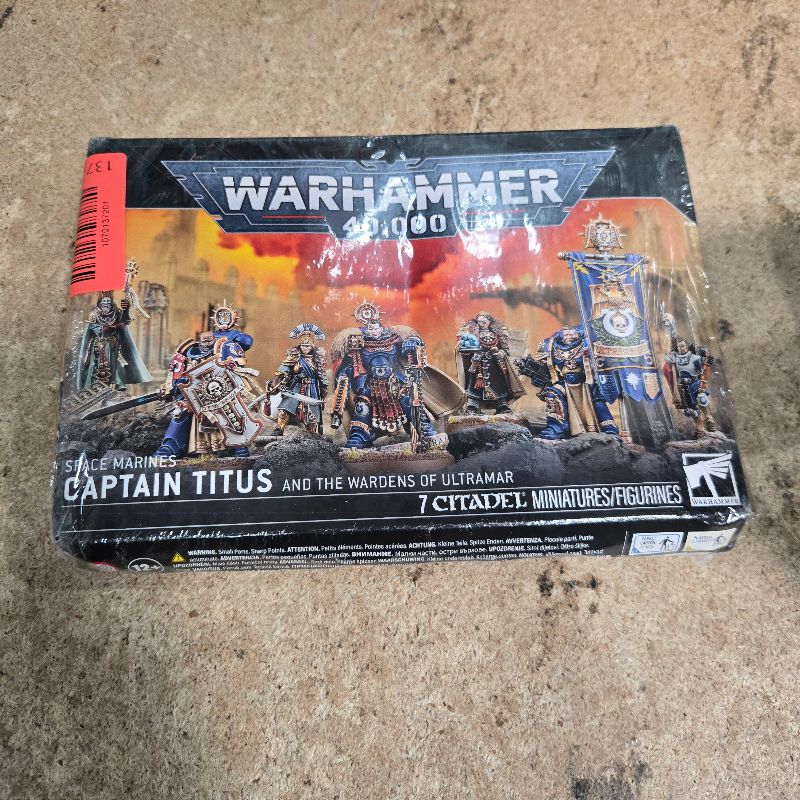 Photo 1 of **FACTORY SEALED** Games Workshop - Warhammer 40K - Space Marines - Captain Titus and The Wardens of Ultramar