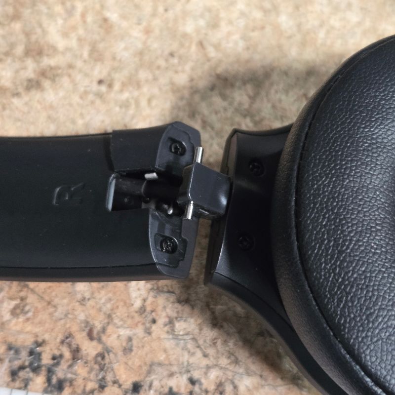 Photo 1 of **SEE PHOTOS FOR DAMAGE** Skullcandy Crusher Evo Wireless Bluetooth Headphones with Multi-Sensory Bass, Noise Isolating Over-Ear Fit, Up to 40 Hours Battery, Microphone for iPhone Android - True Black