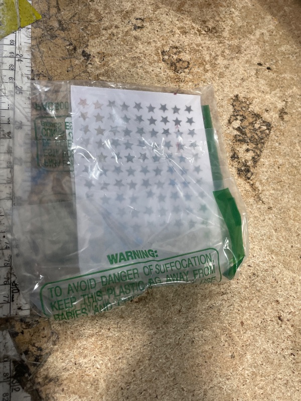 Photo 1 of 0.3" Diameter Silver Star Stickers - 2160 Pcs, 20 Sheets - Reward Stickers for Children, Ideal for Reward Charts and More