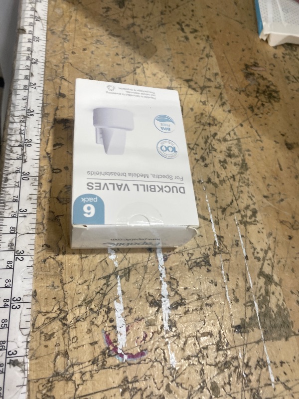 Photo 1 of [6-Count] Papablic Duckbill Valves, Replacement Milk Valves Compatible with Spectra S1 S2 & Medela Breast Pumps Parts Accessories, BPA & DEHP Free, Food-Grade Silicone, Easy to Clean, White