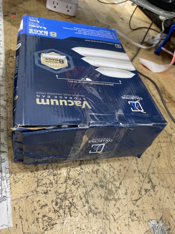 Photo 1 of (missing) 4 Jumbo Vacuum Seal Bags for Blankets, Comforters, Clothing & Bedding - Space Saver Compression Bags