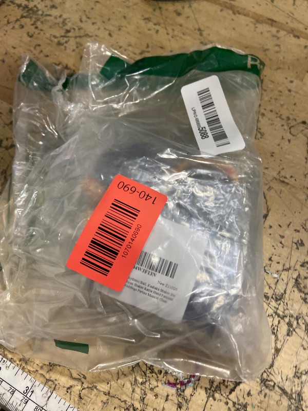 Photo 1 of 2 Pairs of Aslatuas Rhythmic Ball, Kashaka Shaker Instrument Classical African Shaker Rattle Hand Percussion for Kids Adults Weddings Parties Musical Class (Black)