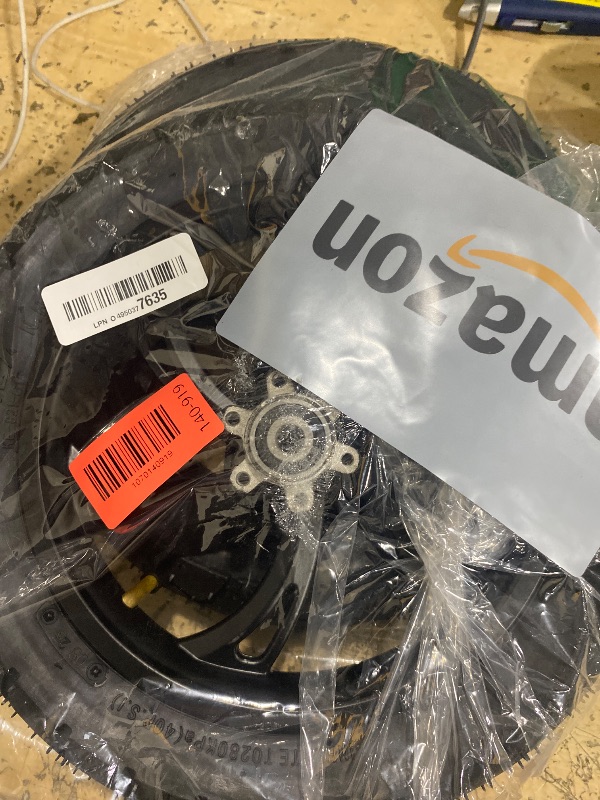Photo 1 of 12 Inch Wheel Tire Rubber Aluminum Alloy Electric Scooter Tire with Wheel Hub Scooter Tyre Replacement for Electric Bicycles Scooters