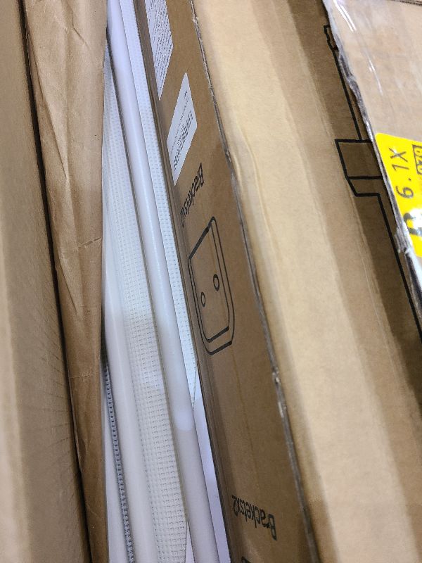 Photo 1 of 120" Extra Wide Retractable Baby Gates Dog Gate, Long Mesh Gate Pet Gate for Large Opening, 34" Extra Tall Child Safety Gate with Reinforced Strips for Stairs Hallways Doorways Deck Indoor Outdoor