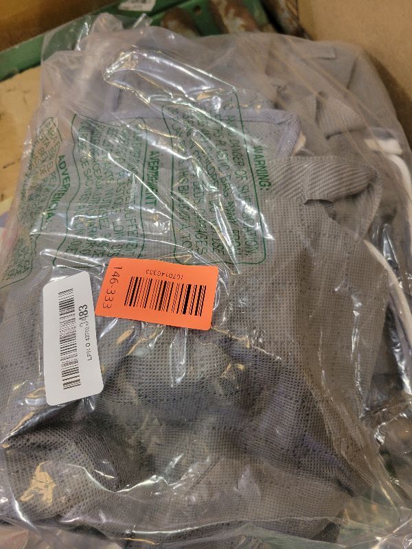 Photo 1 of 105L Extra Large Storage Bags for Blankets, King Comforters, Bedding, Clothes, Pillows, Sheets - Closet Organizers and Storage with 4 Handles & Clear Window, Foldable & Breathable (Grey, 3pack)