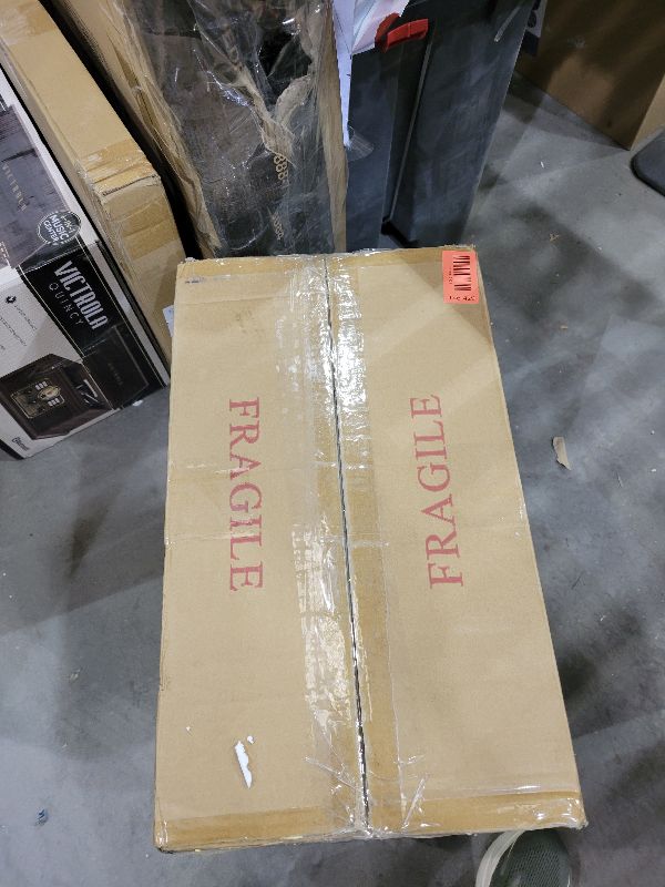 Photo 1 of AVIVADIRECT Tiffany Table Lamp Blue Cloudy Mission Style Stained Glass 16X16X23 Inches Desk Reading Light for Bedrooms Living Room Study Home Office