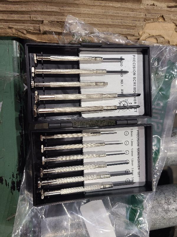 Photo 1 of 11PCS Small Precision Screwdriver Set, Premium Mini Screw Driver Set Kit, 6 Different Sizes of Flat Head Philips Screwdrivers for Watch, Eyeglasses, Electronics, Repair Box