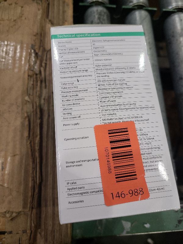 Photo 1 of AILE Blood Pressure Monitor, Blood Pressure Machine Upper Arm Large Cuff(8.7"-16.5"), High Automatic Blood Pressure Monitors Cuff for Home Use, (BP) Manual Arm Blood Pressure Monitors, 2 * 99 Memory