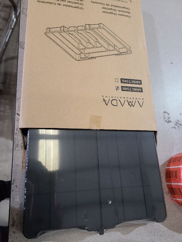 Photo 1 of AMADA HOMEFURNISHING Expandable Silverware Drawer Organizer, Adjustable Utensil Tray For Kitchen Storage, BPA-Free Cutlery Holder for Spoons, Forks and Knives, Easy to Clean and Wash