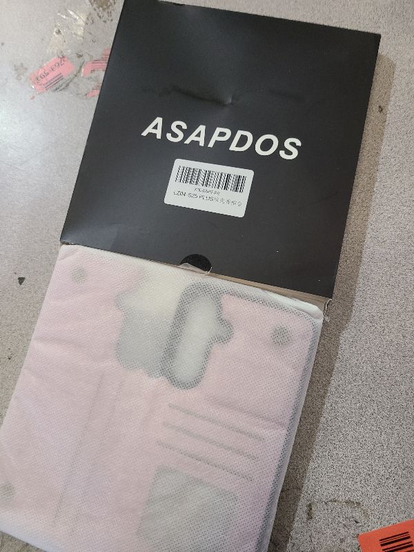 Photo 1 of ASAPDOS for Samsung Galaxy S25 Plus Case with Card Holder,PU Leather Shockproof Flip Case with RFID Blocking Card Holder and Kickstand for Men Women Rose Gold