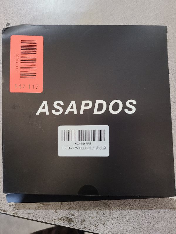 Photo 1 of ASAPDOS for Samsung Galaxy S25 Plus Case with Card Holder,PU Leather Shockproof Flip Case with RFID Blocking Card Holder and Kickstand for Men Women Rose Gold