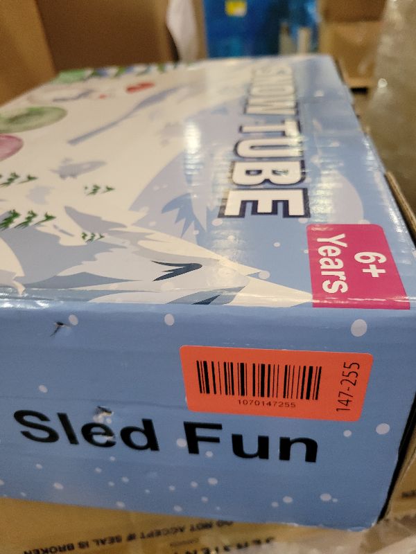 Photo 1 of 39'' Snow Tube Sled, 3Pack for The Whole Family Inflatable Snow Sled for Kids and Adult, Thickened Heavy Duty Sleds for Snow with Handles, Outdoor Winter Snow Toys for Boys Girls Tubing Sled Gift Set