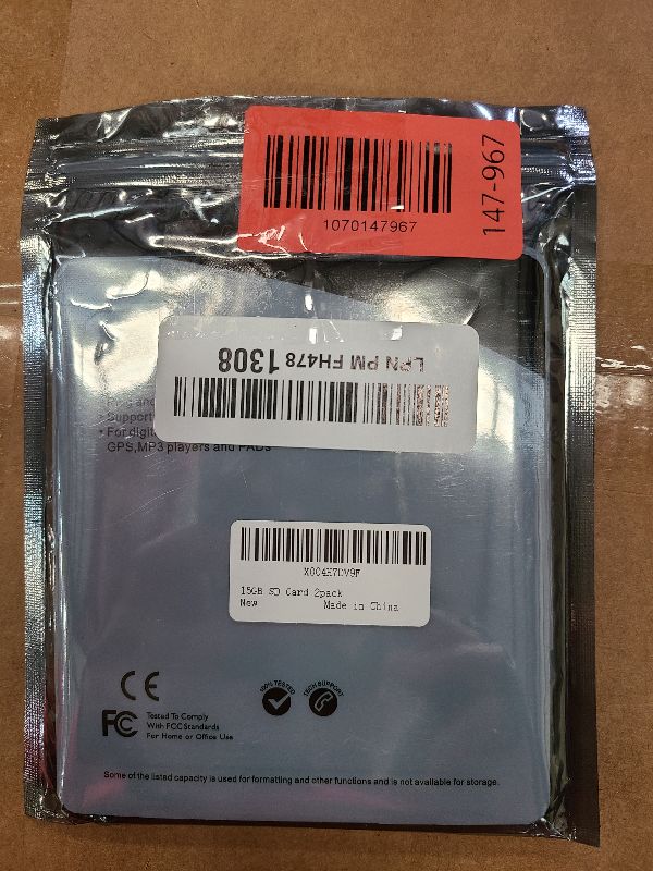 Photo 1 of 16GB SD Card, 2 Pack SDHC Flash Memory Cards UHS-I U1 Class 10 High-Speed Full HD Video Compatible with Digital Point-and-Shoot Cameras, HD Camcorders, DSLR and PC, 16GB(2pc)