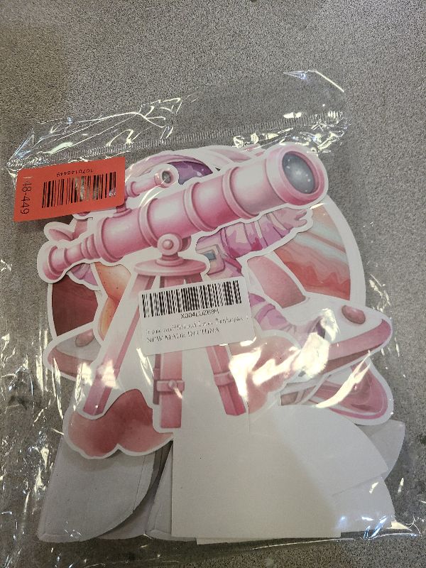 Photo 1 of 10 Pcs Two The Moon Birthday Girl - Space Birthday Party Decorations Outer Space Birthday Decorations Space Themed Party Decorations