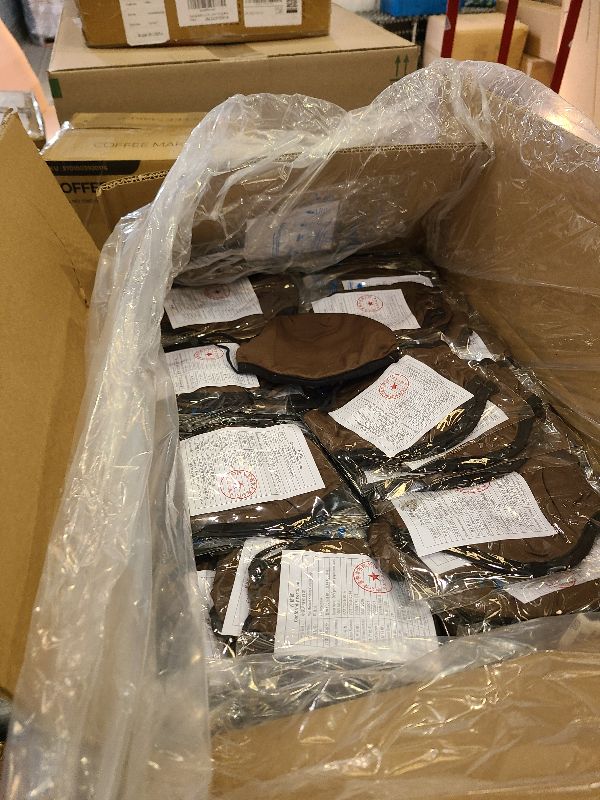 Photo 1 of akgk KN95 Face Masks 200 Pack, 5-Ply Disposable Brown Face Mask Against PM 2.5 Smoke and Dust