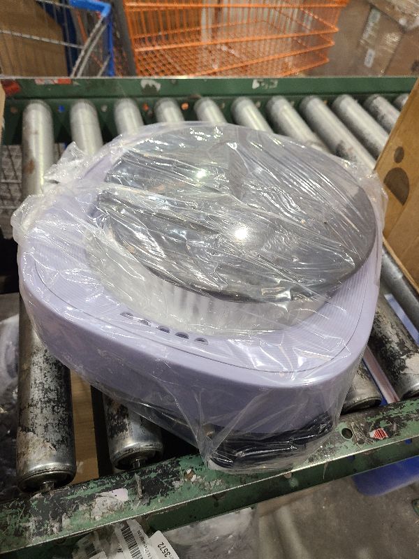 Photo 1 of 16L Portable Washing Machine, Small Portable Washer and Dryer Combo Mini Foldable Washing Machine Collapsible Bucket with Drain Basket for Apartment, Underwear, Socks, Baby Clothes (Purple)