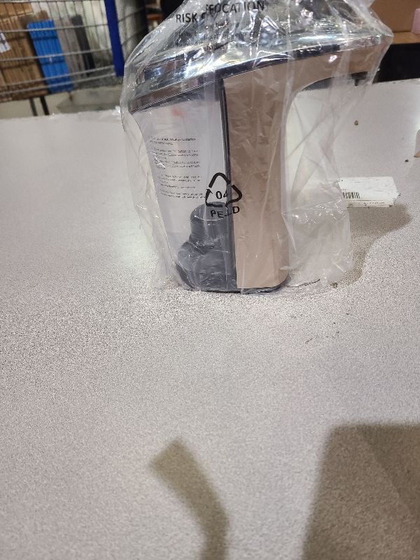 Photo 1 of Automatic Soap Dispenser, PZOTRUF Touchless 17oz/500ml with Upgraded Infrared Sensor, 5 Adjustable Soap Dispensing Levels, Liquid Hand Soap Dispenser for Bathroom (Rose Gold)