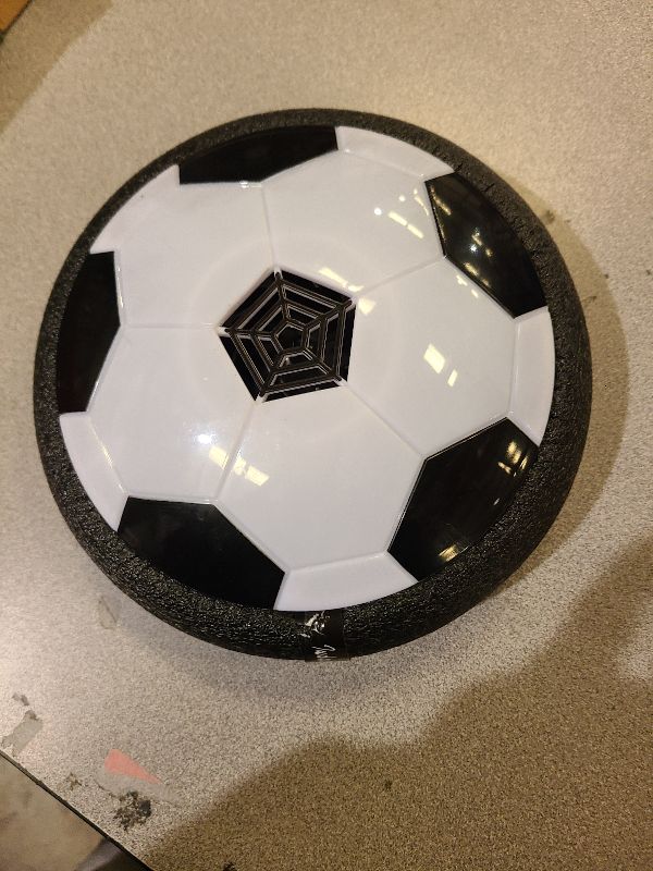 Photo 1 of 2 Pack Hover Soccer Ball with 8 Pcs Batteries, Air Floating Soccer Toy with LED Lights and Foam Bumper, Indoor Games for Kids 4-8-12, Toys Gifts for 3 4 5 6 7 8 9 Year Old Boys Girls