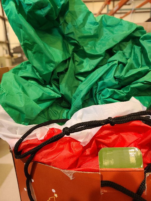 Photo 1 of 14FT Christmas Inflatable Santa Claus Outdoor Blow Up Yard Decorations,Giant Outside Standing Waterproof Smiling Santa Claus with Gift Bags,Built-in LEDs for Xmas Holiday Party Yard Garden Lawn Decor