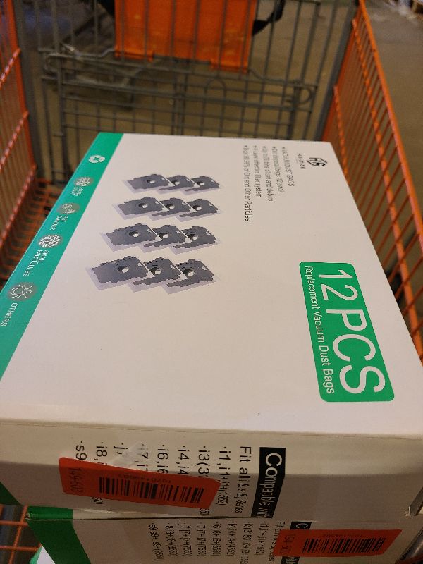 Photo 1 of 12 Pack - Vacuum Bags for iRobot Roomba i & s & j Series, Compatible with Roomba vacuum i1,i1+, i3,i3+, i4,i4+, i6, i6+, i7, i7+, i8, i8+, j7,j7+,s9,s9+ Automatic Dirt Disposal Bag
