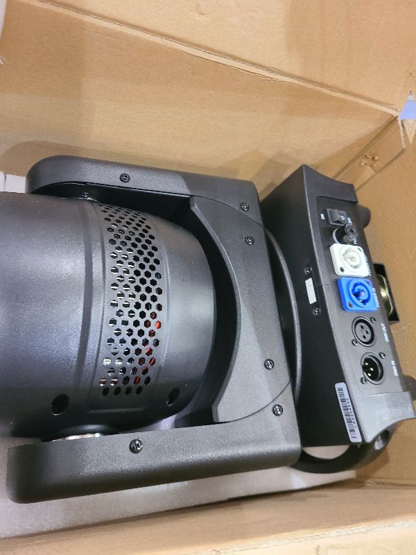 Photo 1 of **MSRP 289.99**BETOPPER LM0740 Moving Head Light 7x40W RGBW Beam/Wash/Zoom/CTO Effect Bee Eye LED Stage Lighting Spot Lights with Sound Activated for DJs, Bars, Christmas, and Home Party Lighting,1 Pack