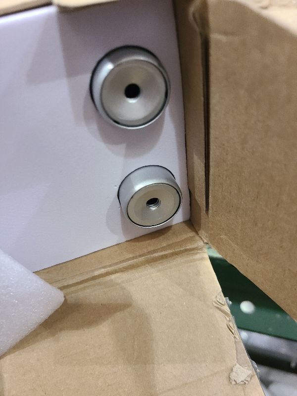 Photo 1 of 2 Pack Curtain Rods, 1 Inch Telescoping Drapery Rod 28 to 48 inch (2.3 to 4ft), USFOOK Curtain Rods for Windows 16 to 44 Inches, Silver Translucent Finials