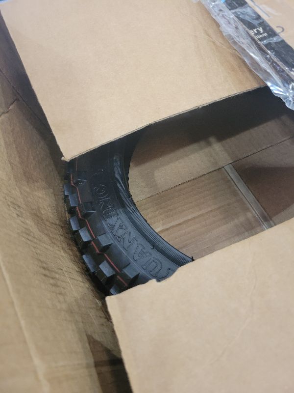 Photo 1 of 2.50-10 Tire and Inner Tube with TR4 Valve Stem for CRF50/XR50 DRZ70/JR50 PW50 Coolster QG-210 QG-213A MX650 MX500 Baja Dirt Runner 49 CR60R SX500 Dirt Rocket QG-210 MVX70 MVX110 Tao db10 PW50