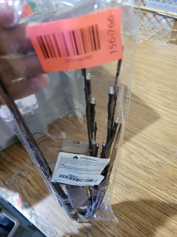 Photo 1 of 2 Pack Decorative LED Lighted Branch Lights Battery Operated Artificial LED Twig Branches Decoration for Home Room Decor Christmas Vase (Warm White, 29.5 Inches, 20leds)