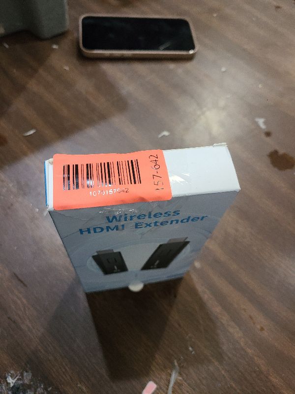 Photo 1 of 2026 Upgraded Wireless HDMI Transmitter and Receiver 328FT/100M, 4k Decode 1080P Output, Plug & Play Portable 2.4g/5g, Wireless Hdmi Extender Kit to Monitor from Laptop/PC/Projector/TV Box