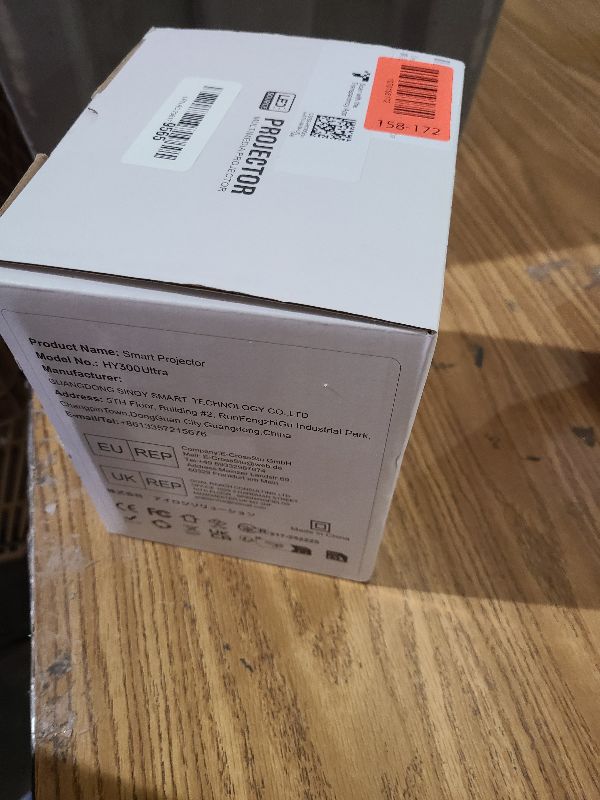 Photo 1 of ?Electric Focus?Magcubic Mini Projector 4K Support, Portable Projector with WiFi 6 and Bluetooth 5.4, Smart Proyector, 5W Soundbase Speaker, 180°Rotation for Home Theater