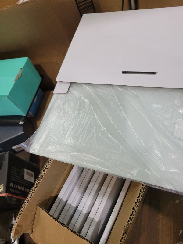 Photo 1 of 10 Pack Sublimation Glass Cutting Board Blanks, 11"x7.87" Heat Thermal Transfer Sheet DIY Picture Chopping Board, Textured Blank Cutting Boards for Kitchen Countertop
