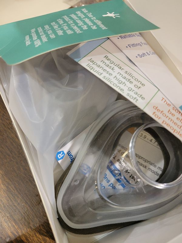 Photo 1 of 2 Packs Memory Foam Mask Cushion (M) for ResMed Airtouch F20 & Airfit F20, Highlights Secure Seal & Leak-Free with Advanced Brown Memory Foam - F20 Mask Medium for Full Face CPAP Users