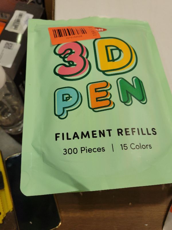 Photo 1 of 300 x ORKAN 3D Pen Filament Refills | Only Compatible with The 3Doodler Start+ | 15 Jungle Colors | 6" x 2.5mm PCL Eco-Filament Strands | Safe for Kids | Only for 3Doodler Start+ 3D Pen
