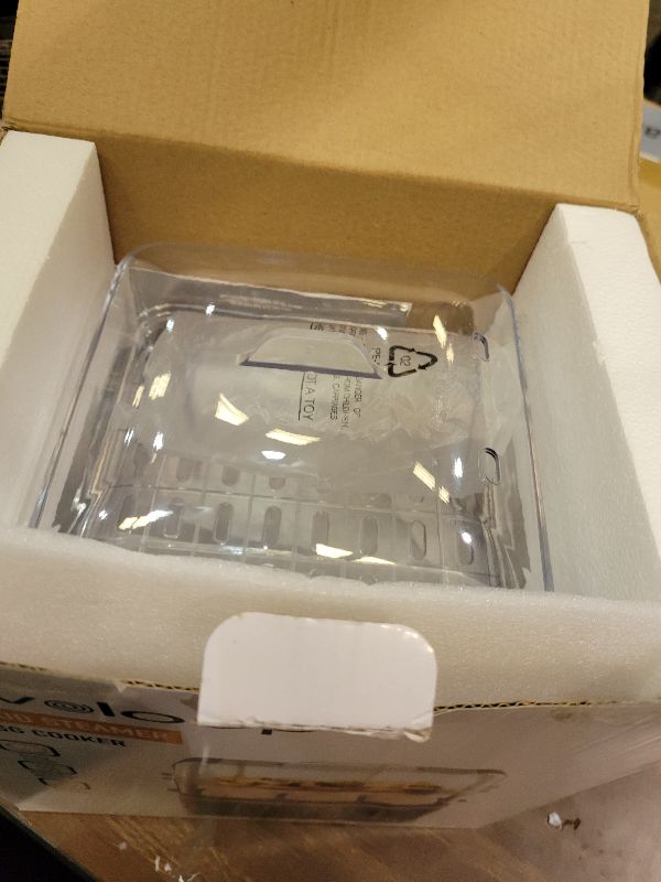 Photo 1 of 2 Tiers Electric Food Steamer for Cooking, 4 QT Digital Multi Vegetable Steamer with BPA-Free Stackable Baskets, Rapid Egg Cooker Egg Steamer with Auto Shut-Off, Ideal for Veggies, Seafood, Rice