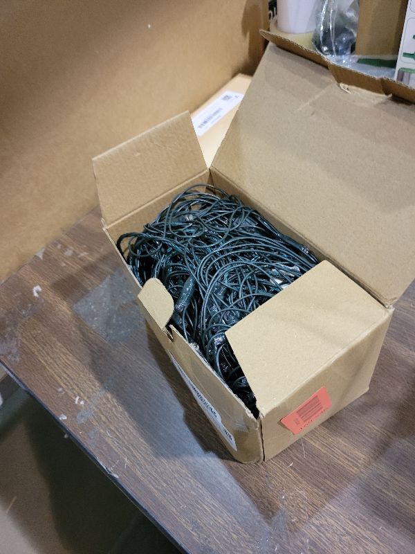 Photo 1 of 12ft x 5ft 360 LED Christmas Net Lights, 8 Modes Waterproof With Timer Low Voltage Connectable Mesh Lights for Trees, Bushes, Shurb, Garden, Outdoor Decoration(1 Pack, Green Wire, Warm White)