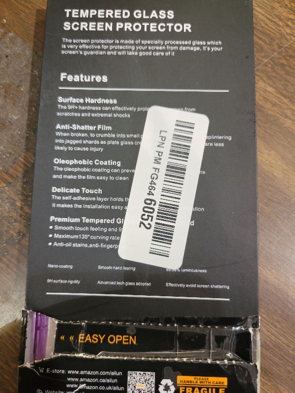 Photo 1 of Ailun 3 Pack Screen Protector for iPhone 17 Pro Max [6.9 inch] with Installation Frame, Tempered Glass, Sensor Protection, Dynamic Island Compatible, Case Friendly