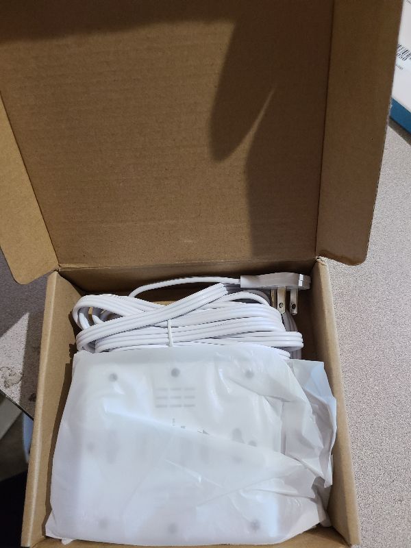 Photo 1 of 10Ft Extension Cord with Multiple Outlets, Flat Plug Surge Protector Power Strip 10 Ft Long Cord, 8 Outlets & 4 USB Ports (2 USB C), Desk Charging Station for Home Office, College Dorm Room Essentials