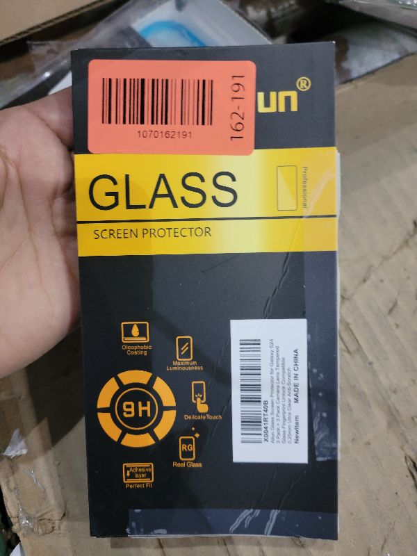Photo 1 of Ailun Screen Protector for Galaxy S24 3 Pack + 3 Pack Camera Lens Tempered Glass Fingerprint Unlock Compatible 0.25mm Anti-Scratch Case Friendly Clear - HD
