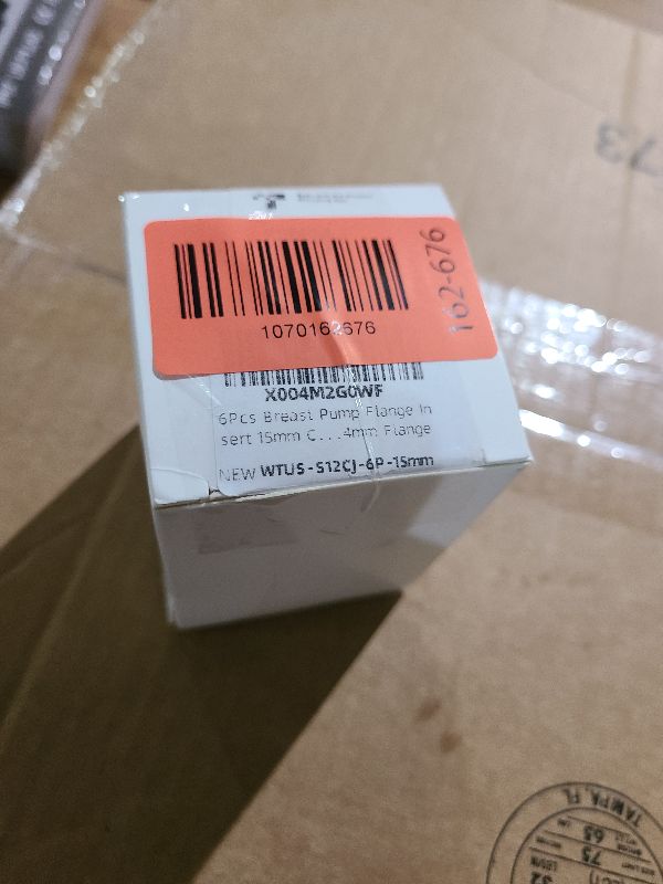 Photo 1 of 6Pcs Breast Pump Flange Insert 15mm Compatible with Momcozy/Spectra/Medela/eufy/Elvie/Lansinoh/Paruu P10 Breast Pump, Fit for Momcozy M5/M9/M6/V2 Pro/V2 pro/S12 Pro/eufy E10 S1 S1 Pro, 24mm Flange