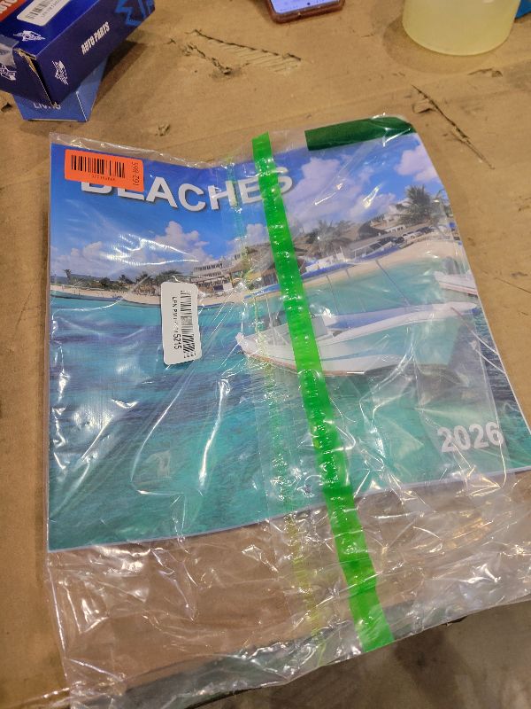 Photo 1 of 2026 Calendar for Wall, Calendar 2026 from January 2026 - December 2026, 12" x 24" Opened 12 Months Calendar, Full Page Months Thick & Sturdy Paper for Gift Perfect, Beaches